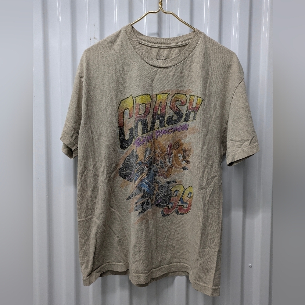Crash Bandicoot Graphic Tee - Tan
